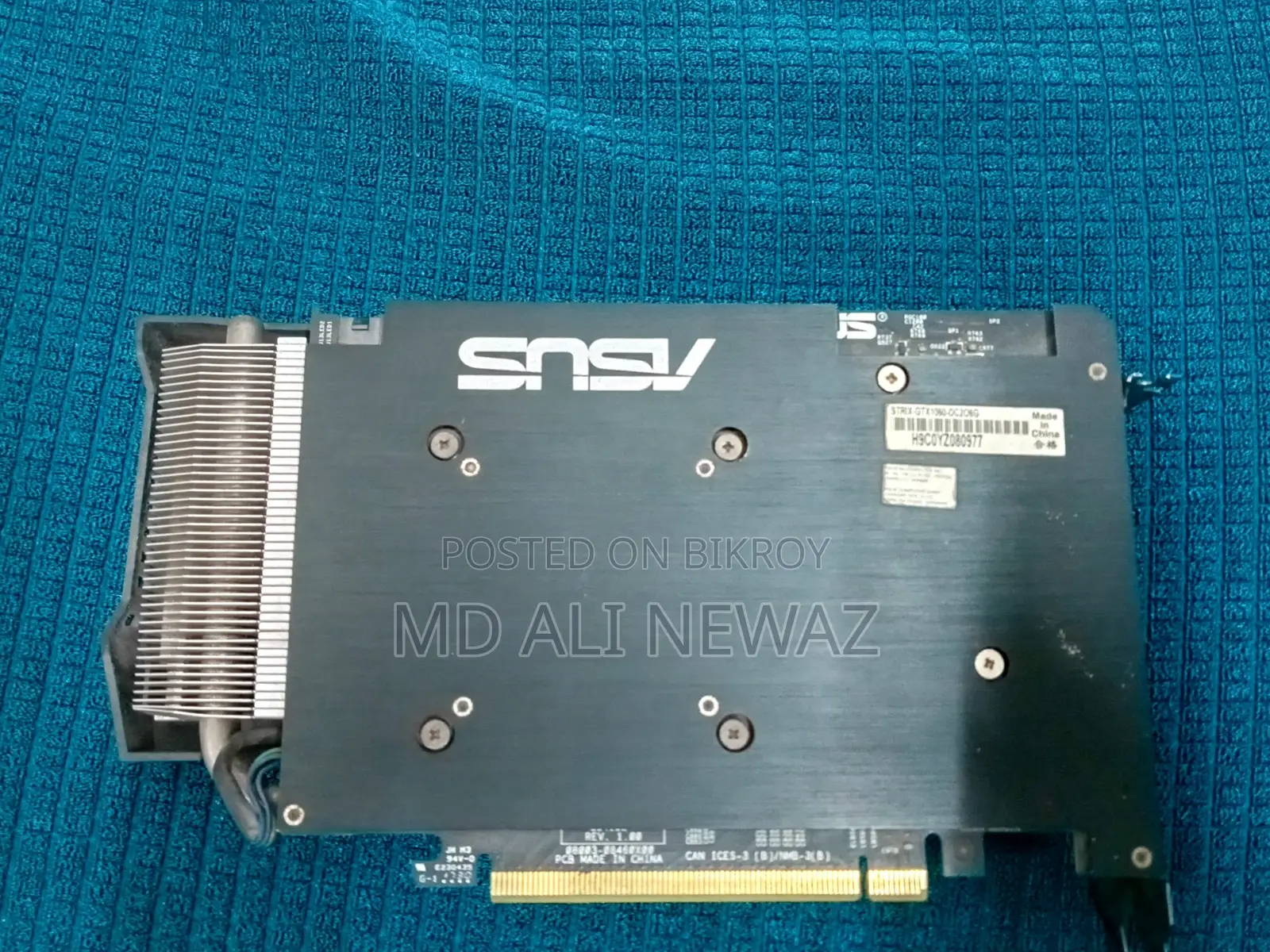 ASUS Rog Strix Geforce GTX 1060 6gb