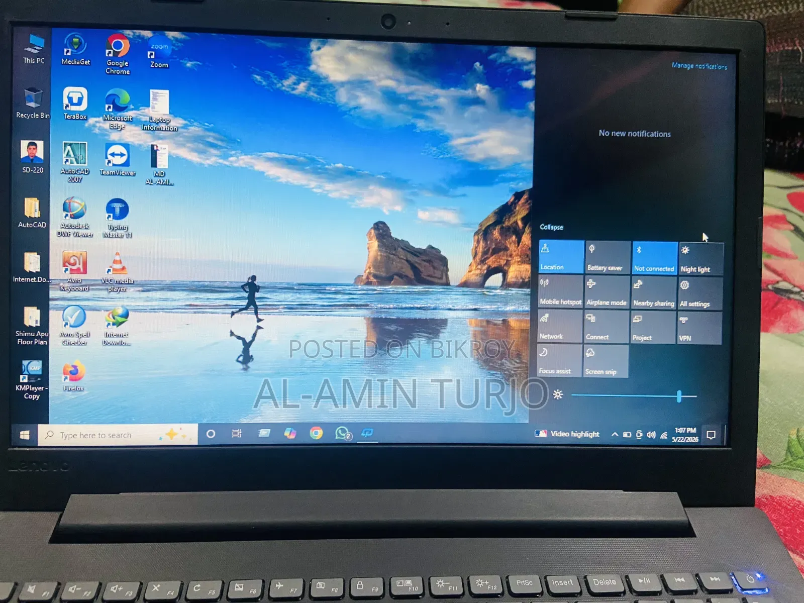 Laptop Lenovo IdeaPad 130 20GB Intel Core I5 SSD 1T