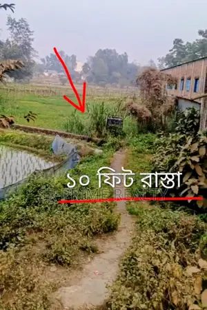 22 Shotok Land Next to 25 Feet Paved Road - Ashulia, Jirani