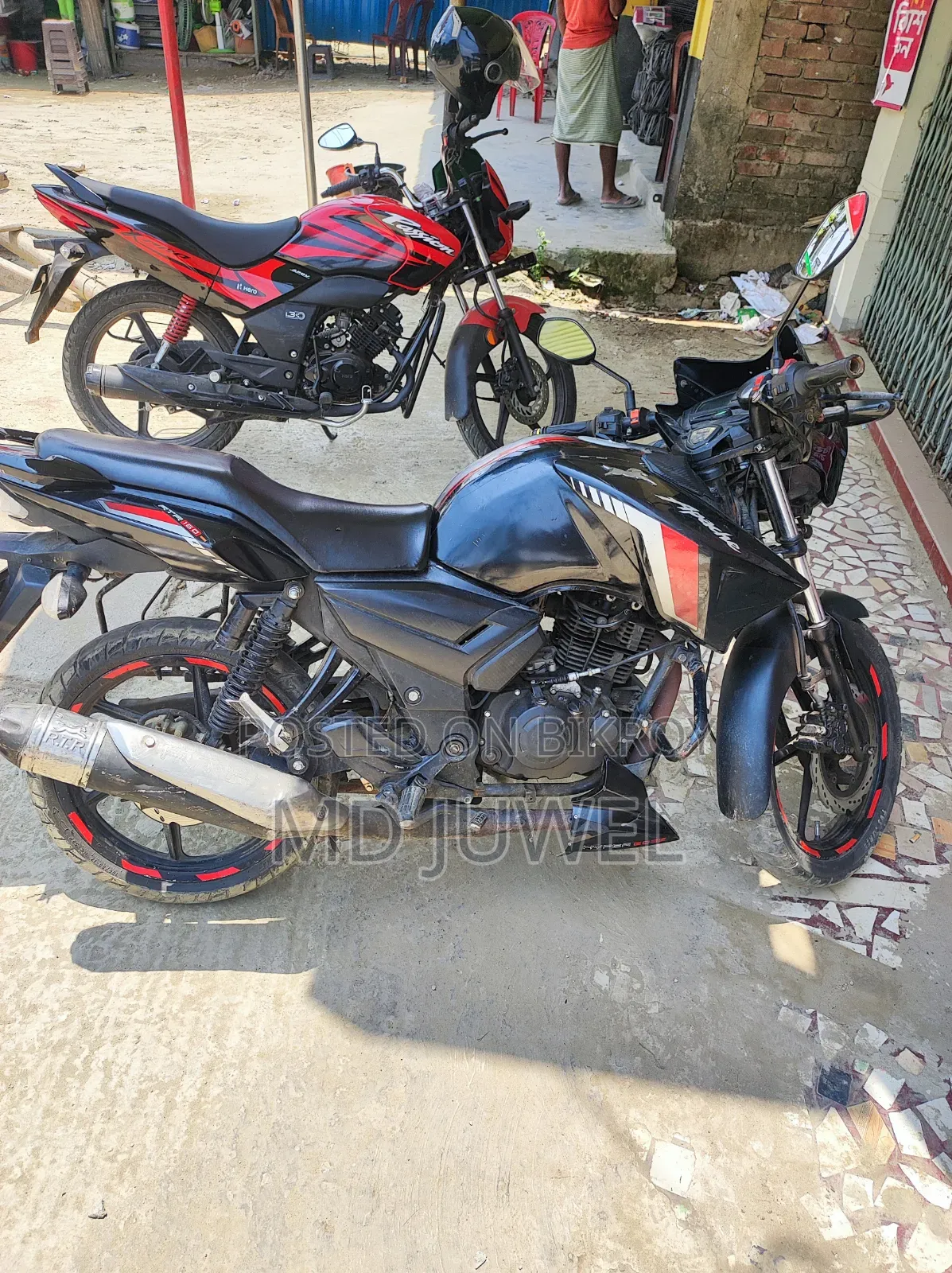 TVS Apache 180 RTR 2018 Black
