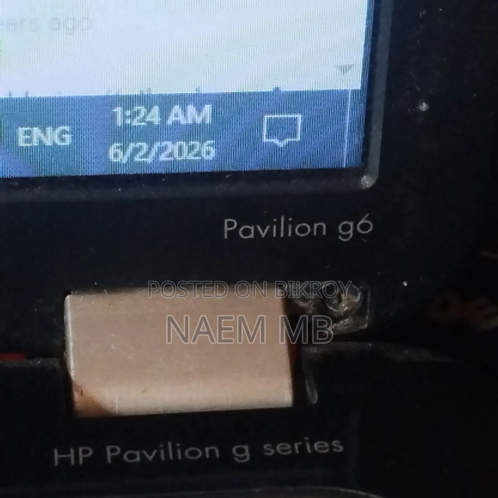 Laptop HP Pavilion G6 4GB Intel Core I3 HDD 512GB