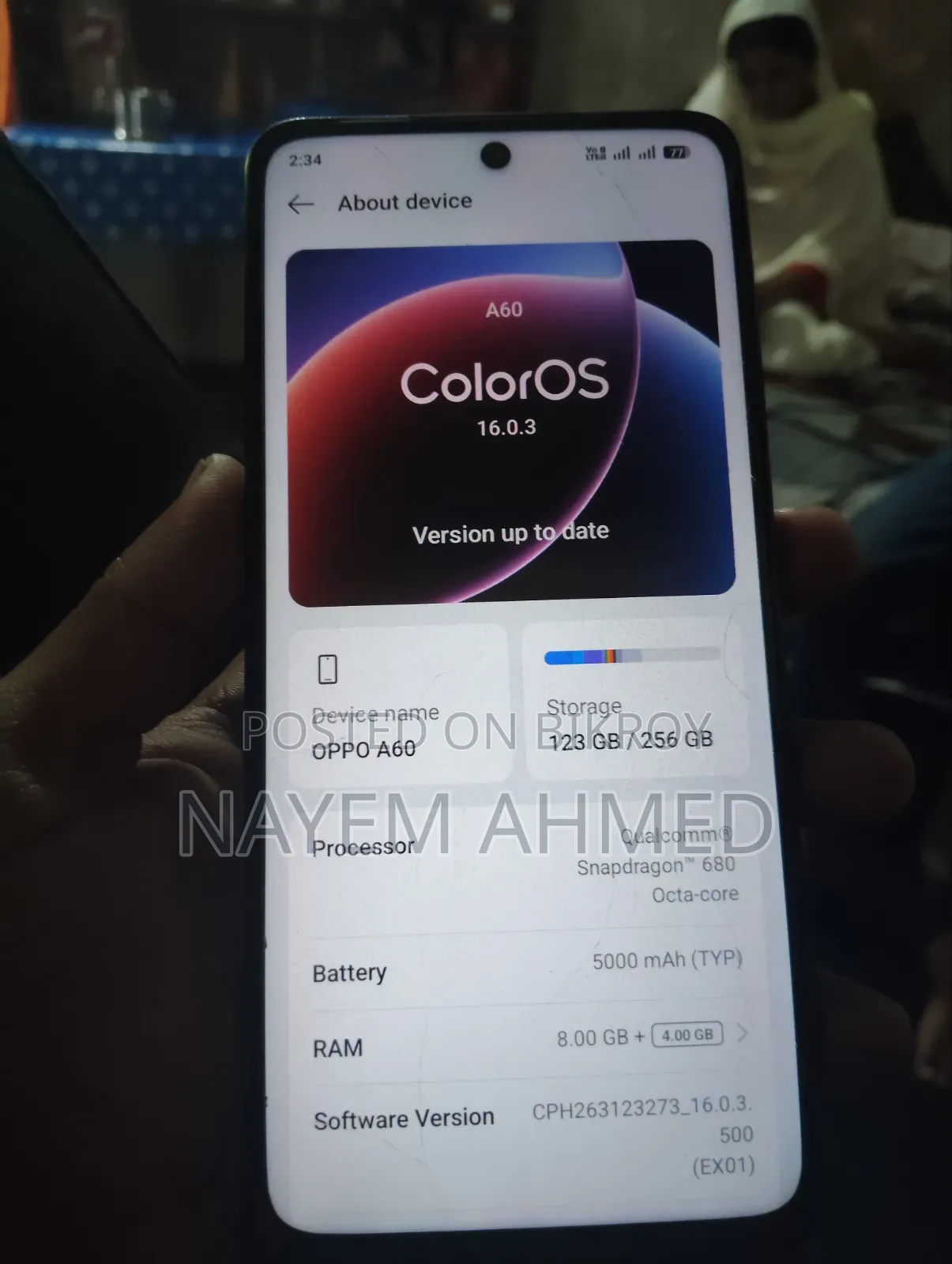 Oppo A60 256 GB Black