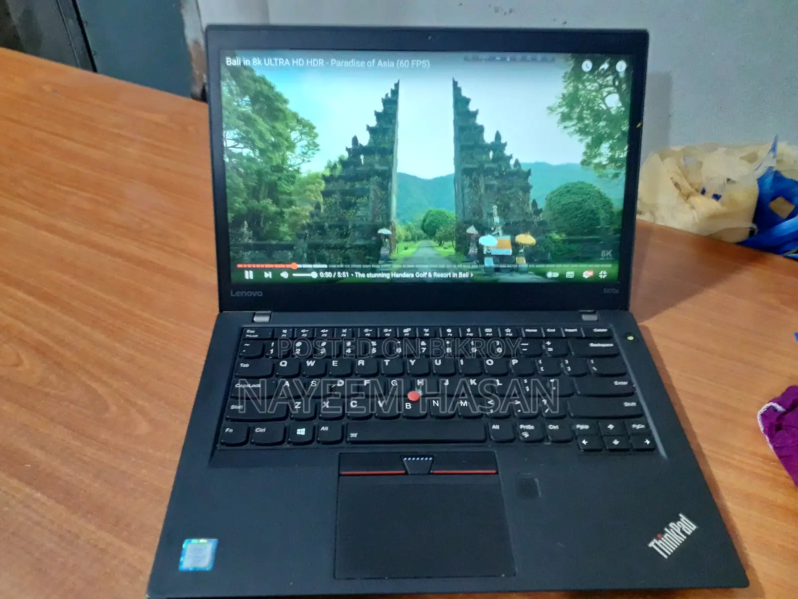 Laptop Lenovo ThinkPad T470 8GB Intel Core I7 SSD 256GB