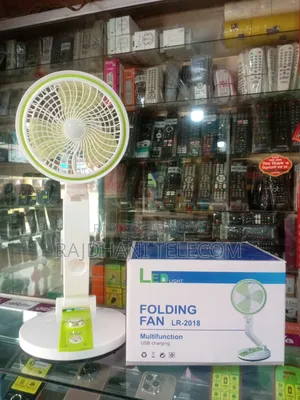 LED Light Folding Fan (Rechargeable)