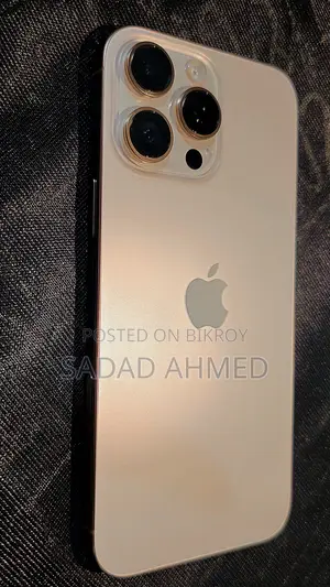 অ্যাপল আইফোন ১৬ প্রো ম্যাক্স ২৫৬ জিবি গোল্ড