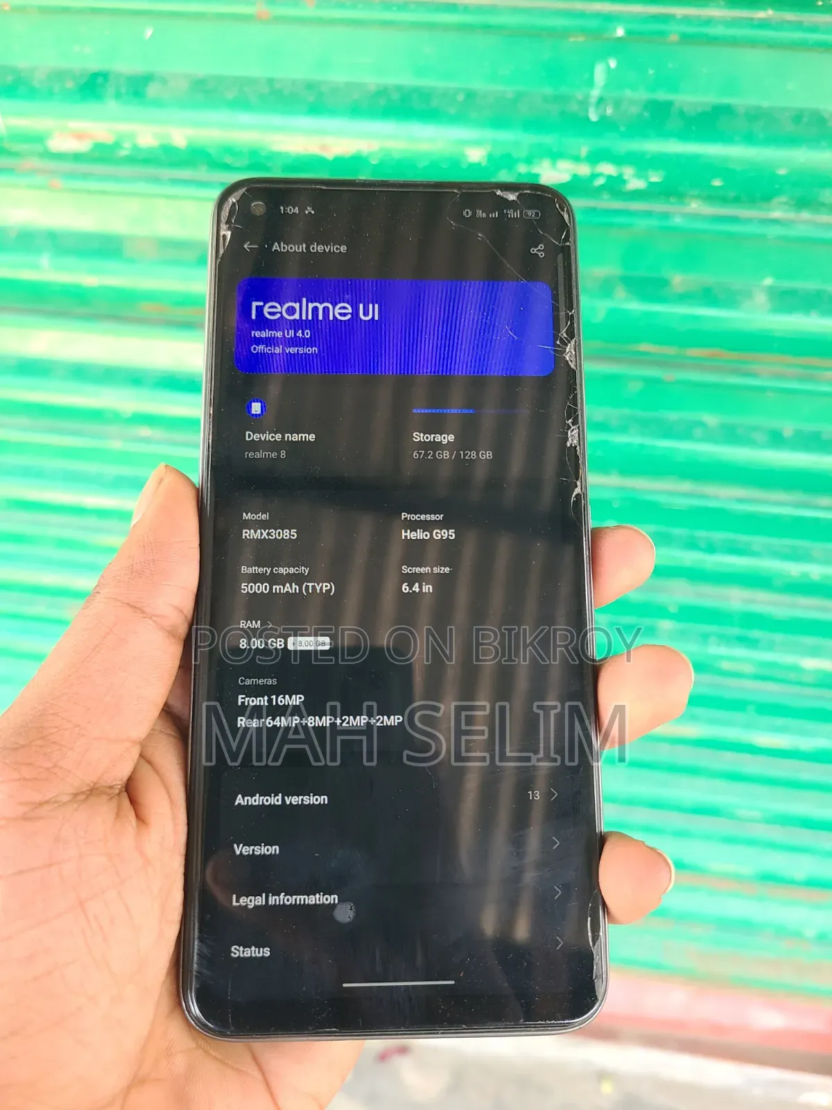 Realme 8 5G 128 GB Black