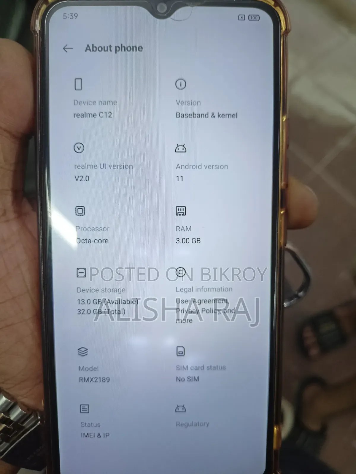 Realme C12 32 GB Red