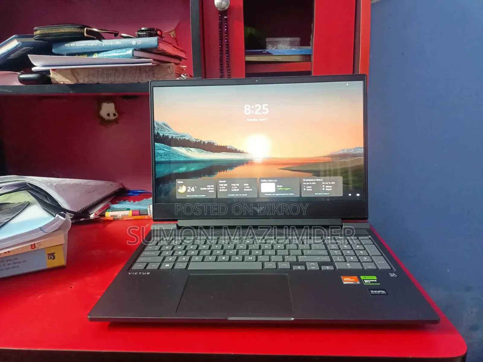 Laptop HP Victus 16 16GB AMD Ryzen 7 SSD 1T