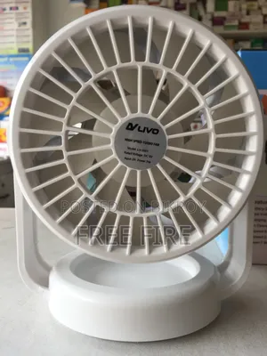 Livo High Speed-Turbo Rechargeable Fan (Model: Lv-2601) Free Delivery