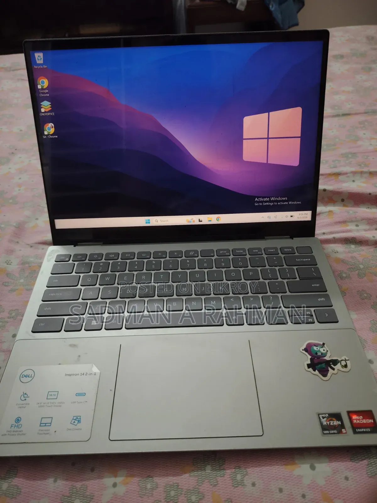 Laptop Dell Inspiron 14 8GB AMD Ryzen 5 SSD 512GB