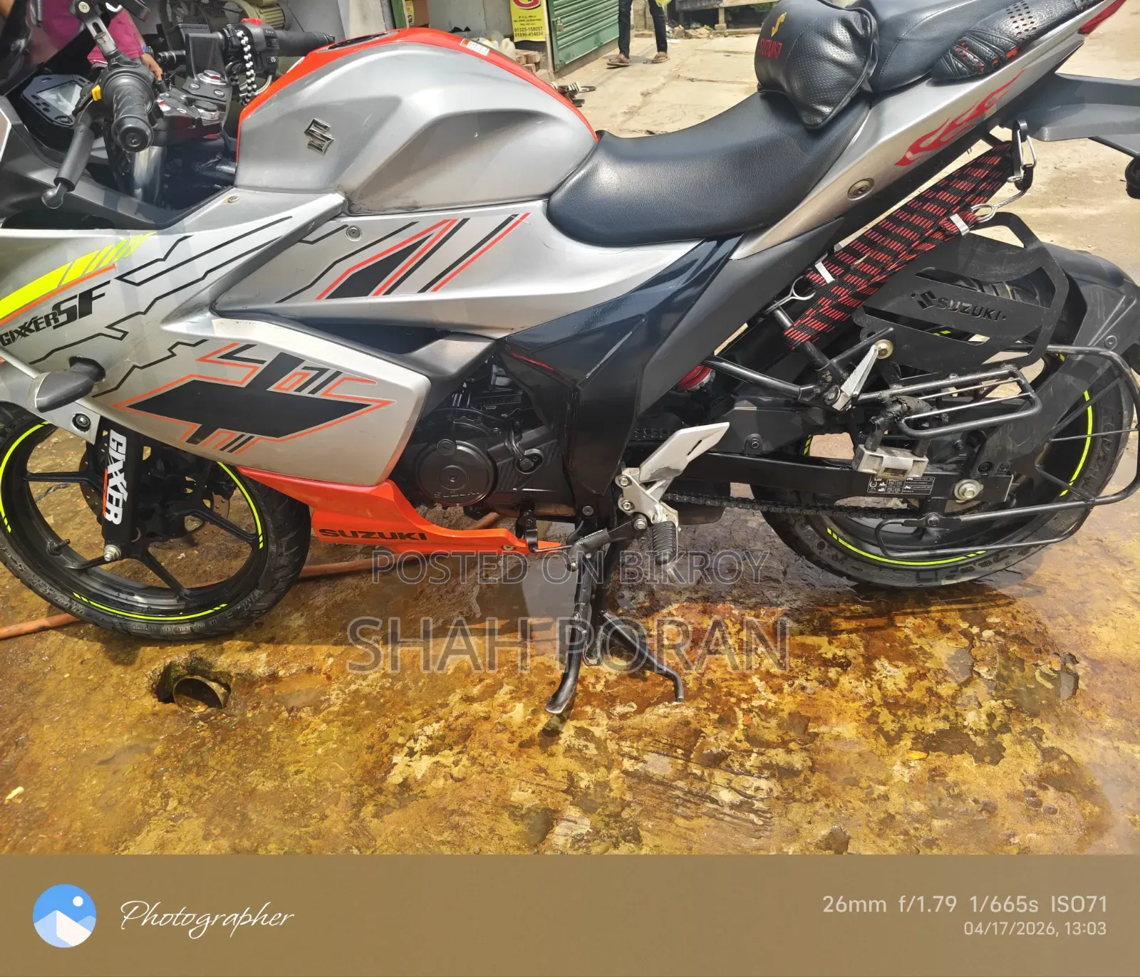 Suzuki Gixxer SF 2025 Orange