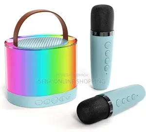G2 Smart Portable Bluetooth Speaker With 2 Wireless Microphones