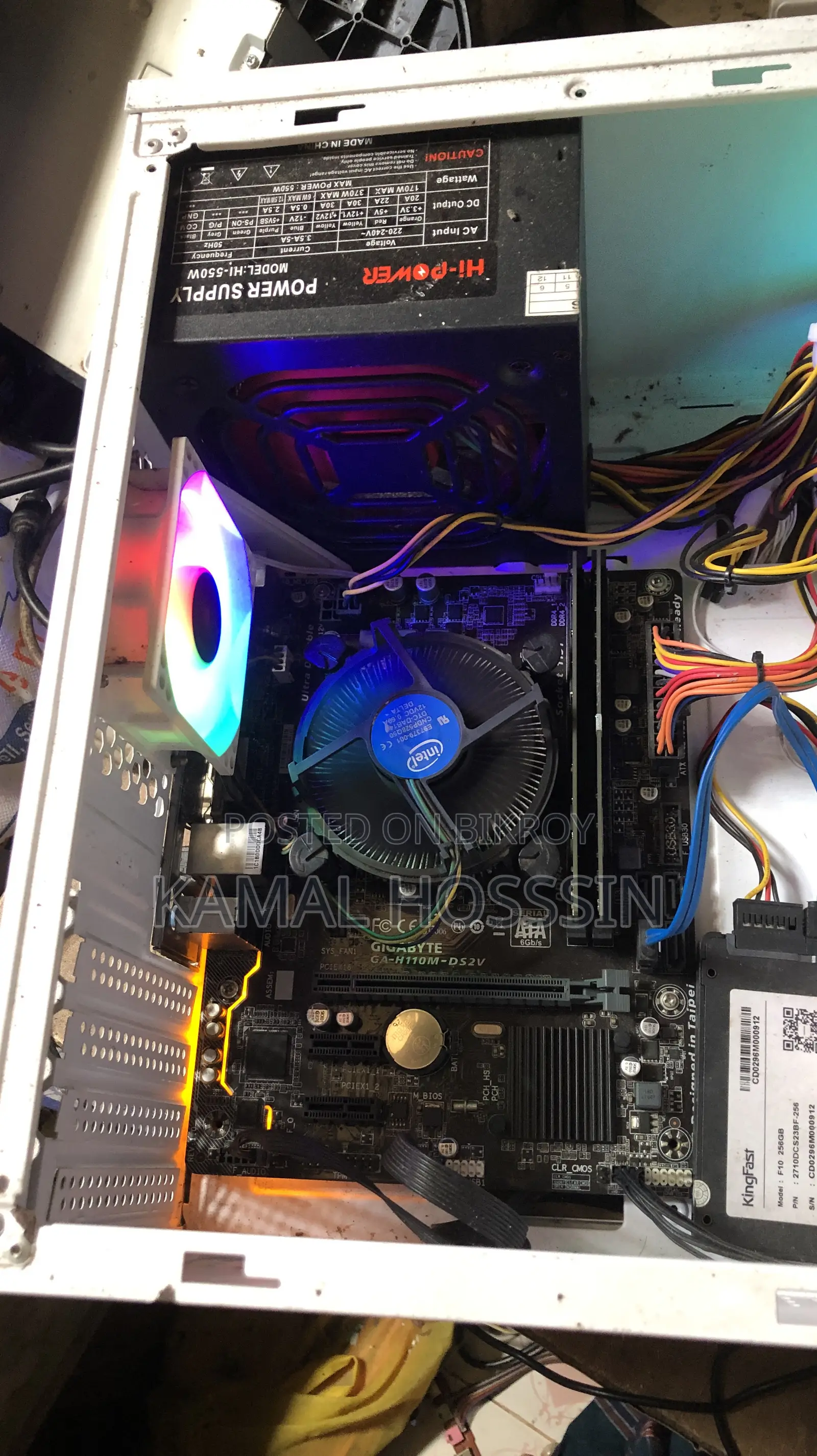 Desktop Computer Gigabyte GB-BACE-3000 8GB Intel Core I3 SSD 256GB