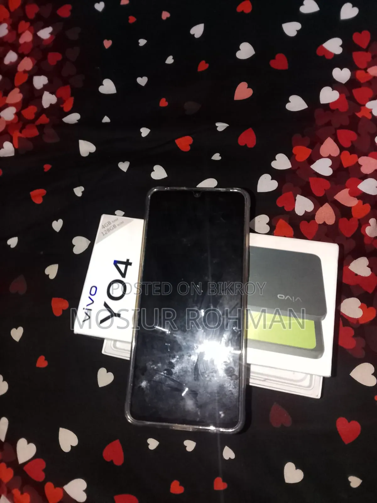New Vivo Y04 128 GB Purple