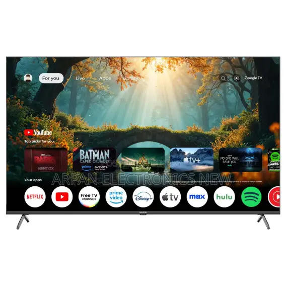 Sony Plus 65 Inch Frameless Voice Control UHD Smart Android TV 5 Years