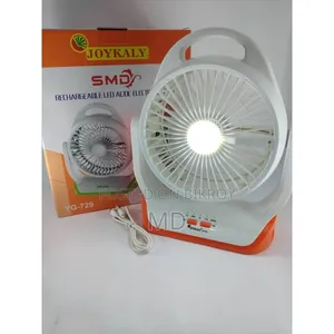 Joykaly Yg-729 Portable Rechargeable Led Light Ac/Ad Electronic Fan