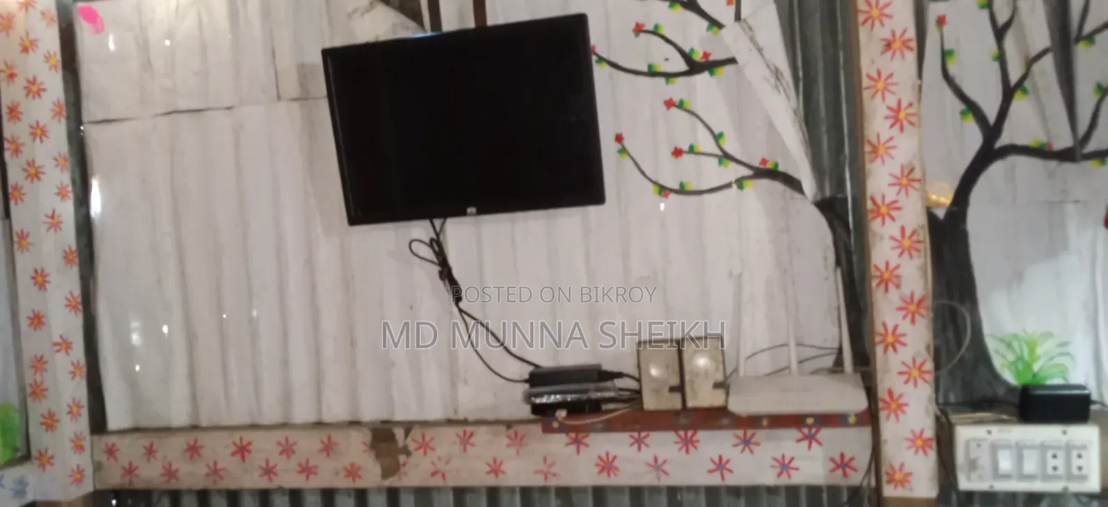 Monitor Smart Tv Cord Box Router