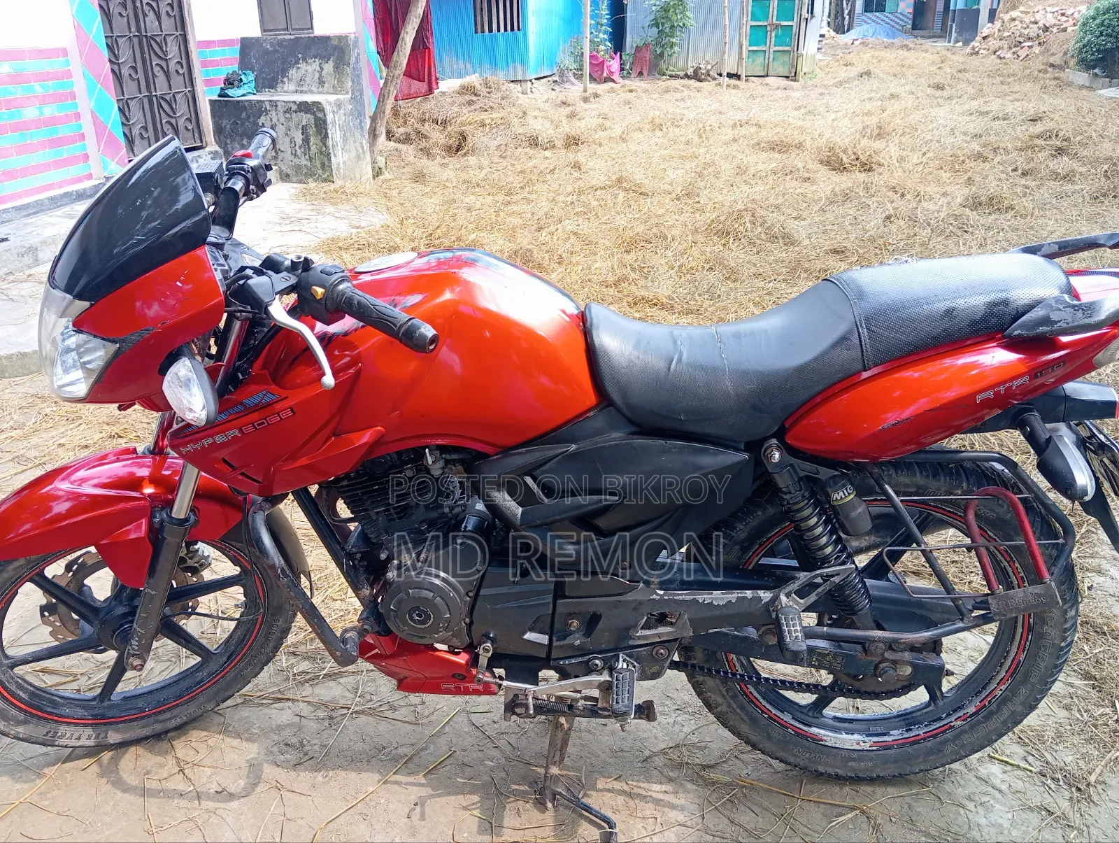 TVS Apache 180 RTR 2016 Red