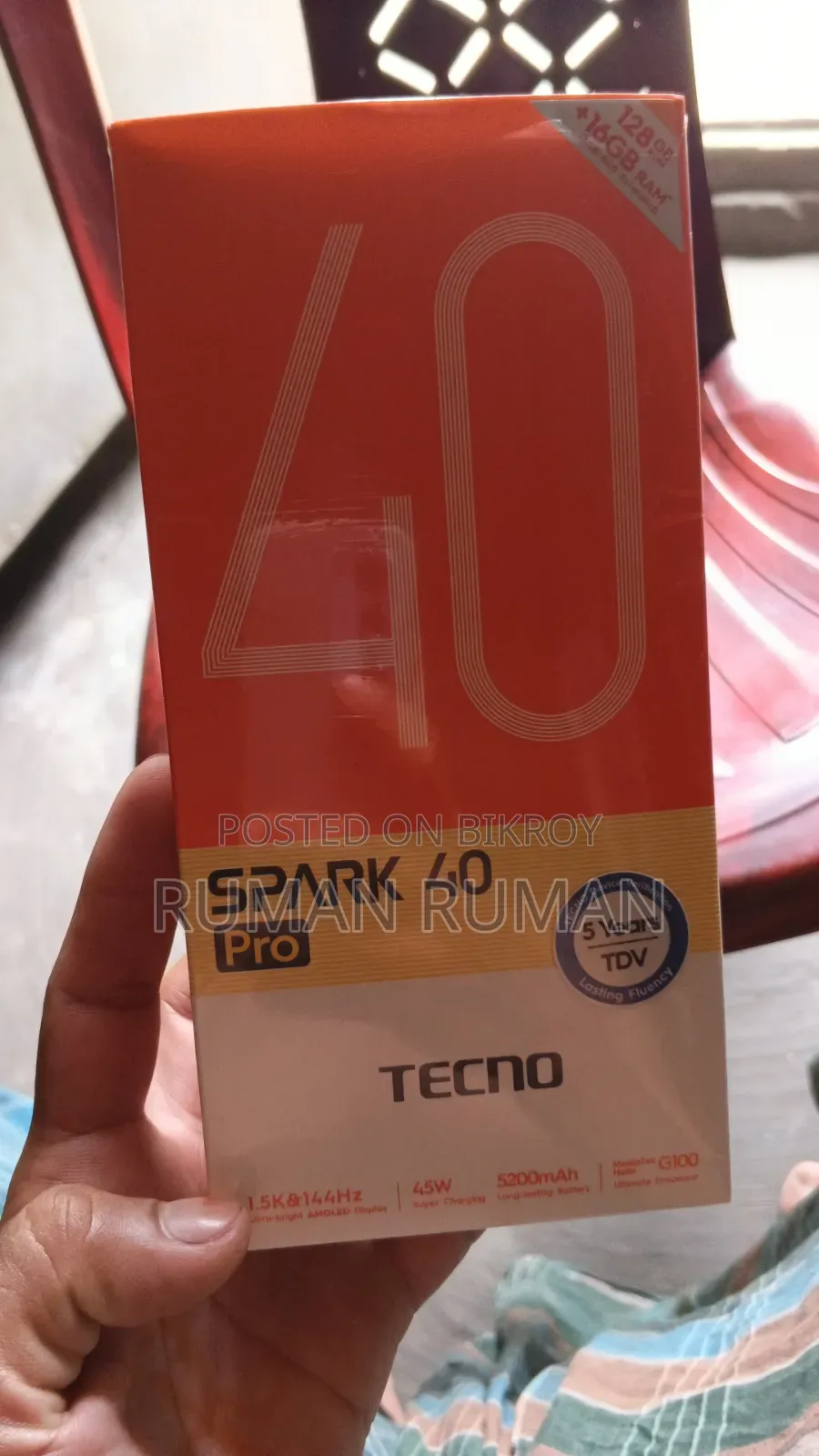 Tecno Spark 40 Pro 128 GB Blue
