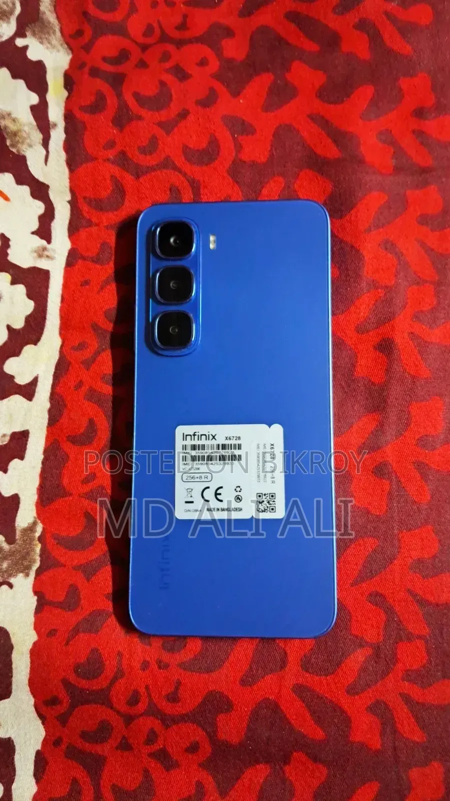 নতুন ইনফিনিক্স হট ৬০আই ২৫৬ জিবি ব্লু