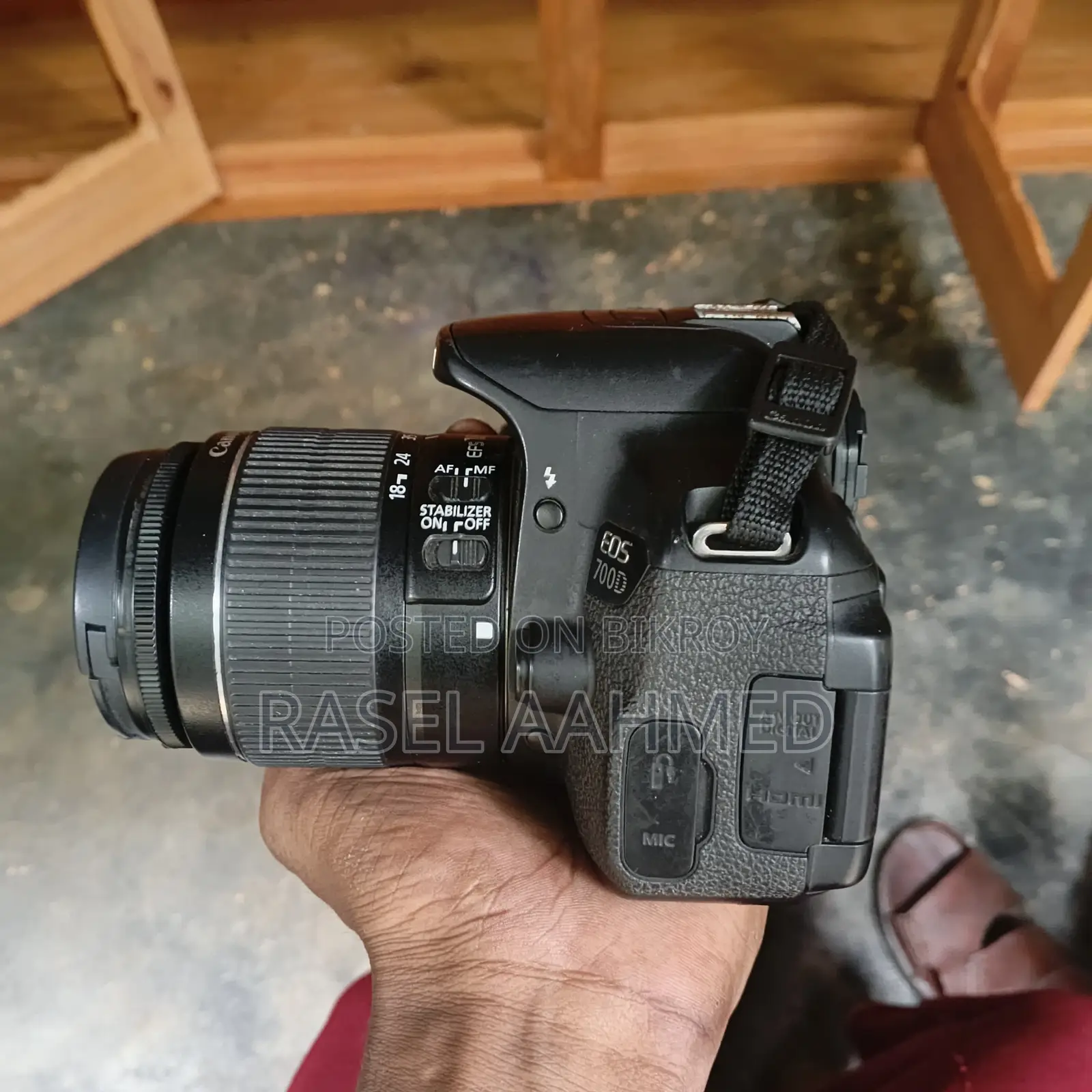 Canon Eos 700d DSLR 18.0 MP With 18-55mm Lens