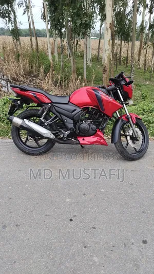 TVS Apache RTR 160 2V 2021 Red