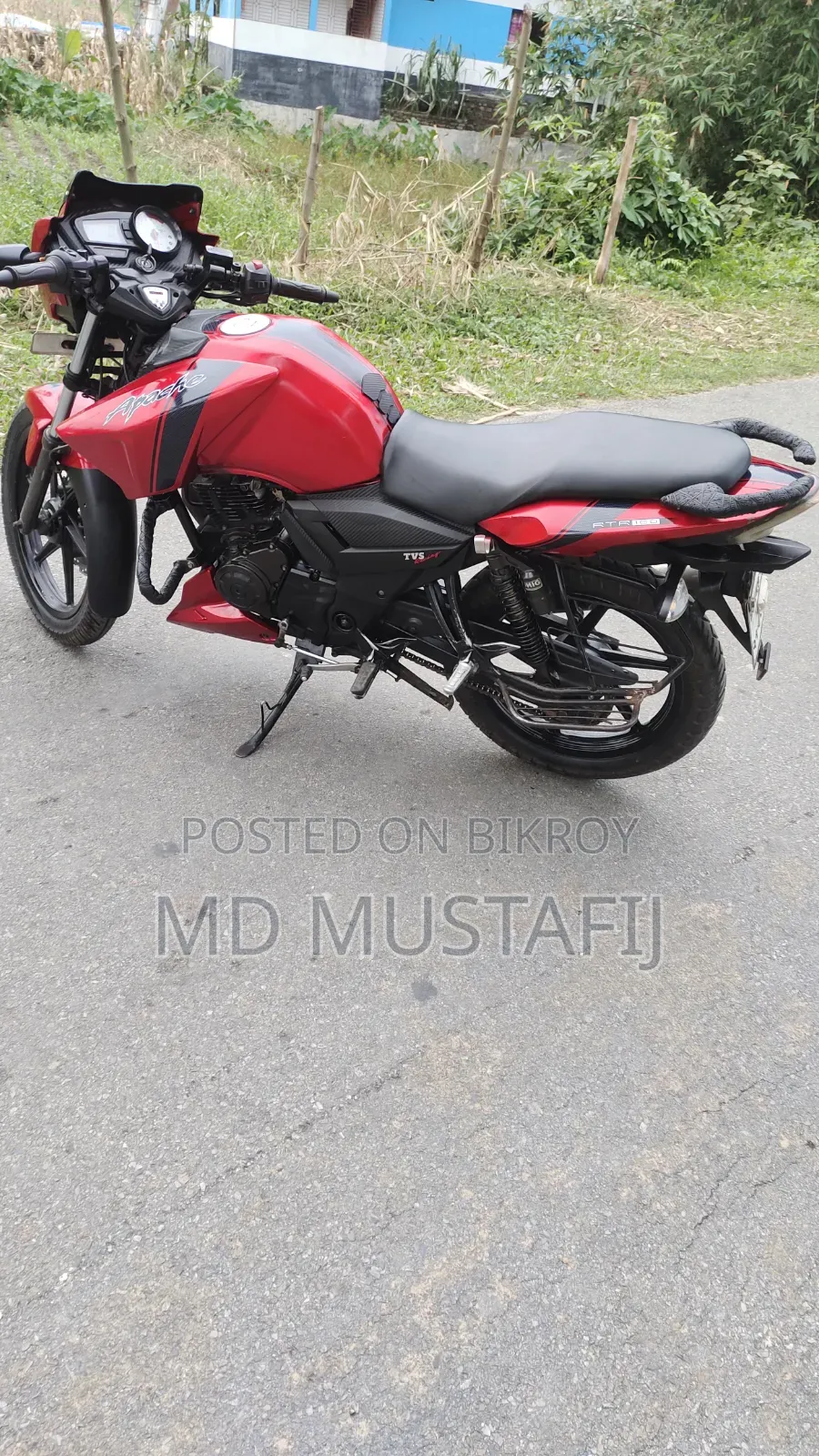 TVS Apache RTR 160 2V 2021 Red