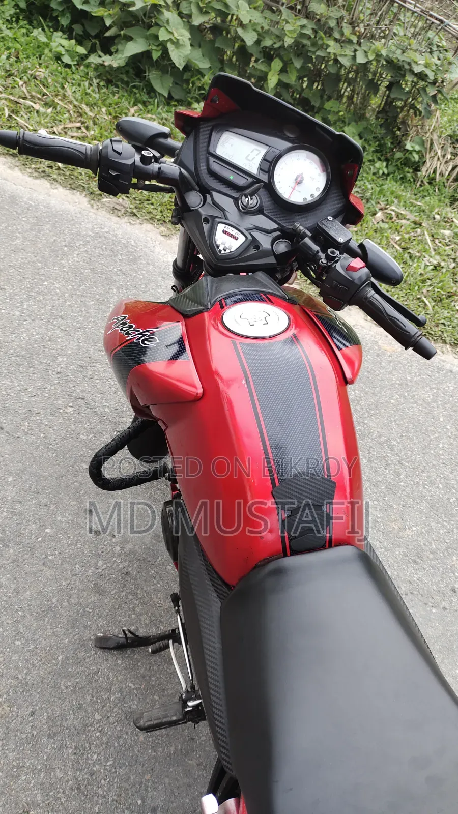 TVS Apache RTR 160 2V 2021 Red