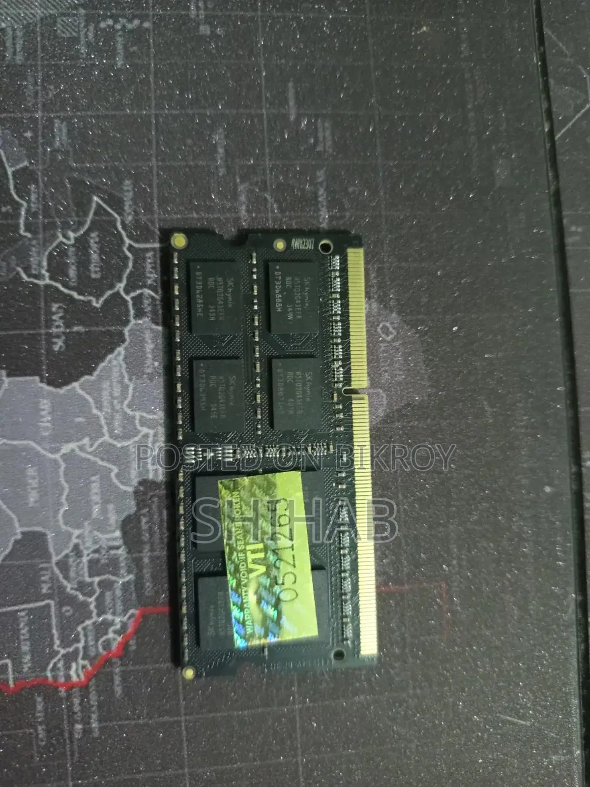 4GB DDR3 1333MHz Laptop RAM