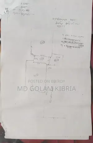 6.61 decimal land for sale in Court Station Horgram Notun Para. Road 10 feet.