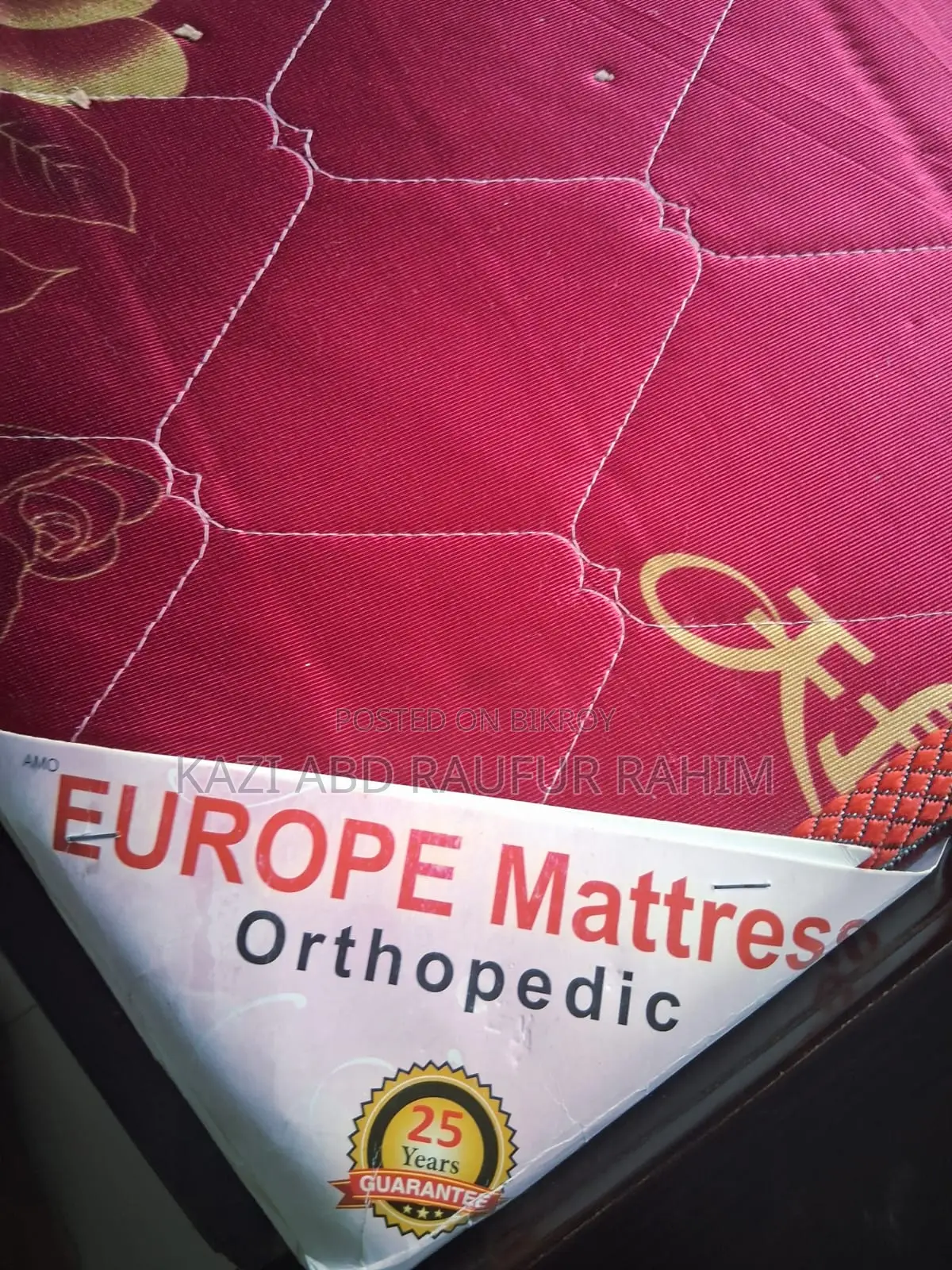 Bed With Orthopedic Mattress