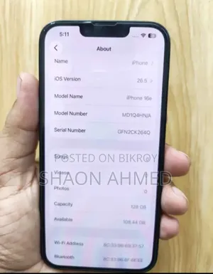 Apple iPhone 16e 128 GB Black