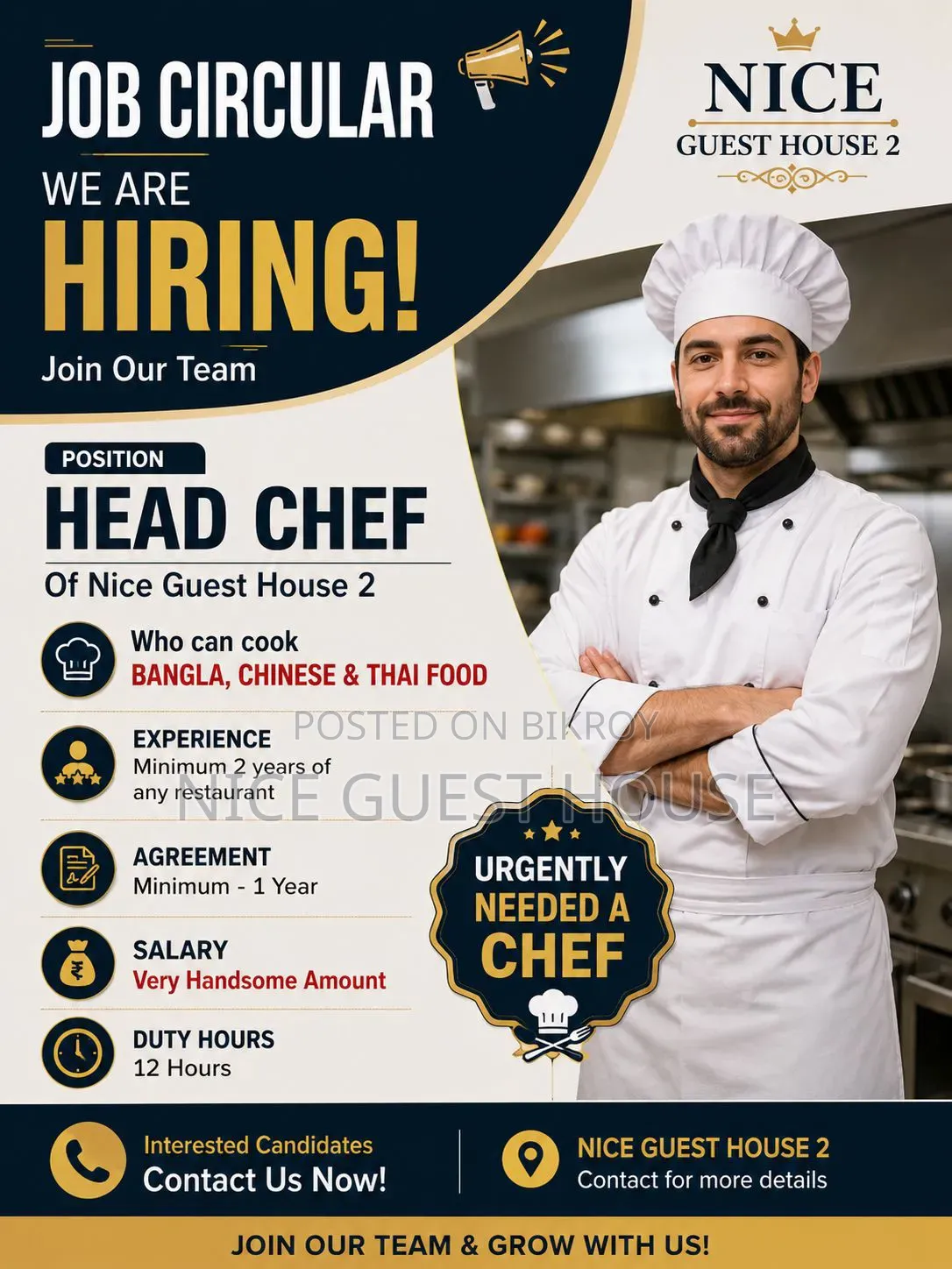 Looking for a Chef