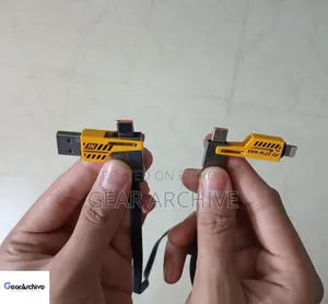 Pd27w মেচা রোপ ডাটা ক্যাবল | আইওএস এবং অ্যান্ড্রয়েডের জন্য ফোর-ইন-ওয়ান উপযুক্ত