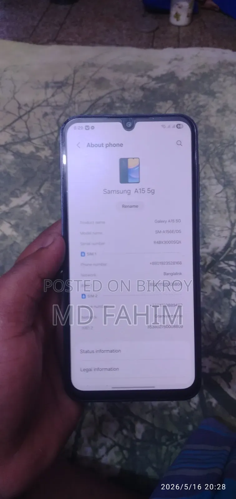 Samsung Galaxy A15 5G 128 GB Blue