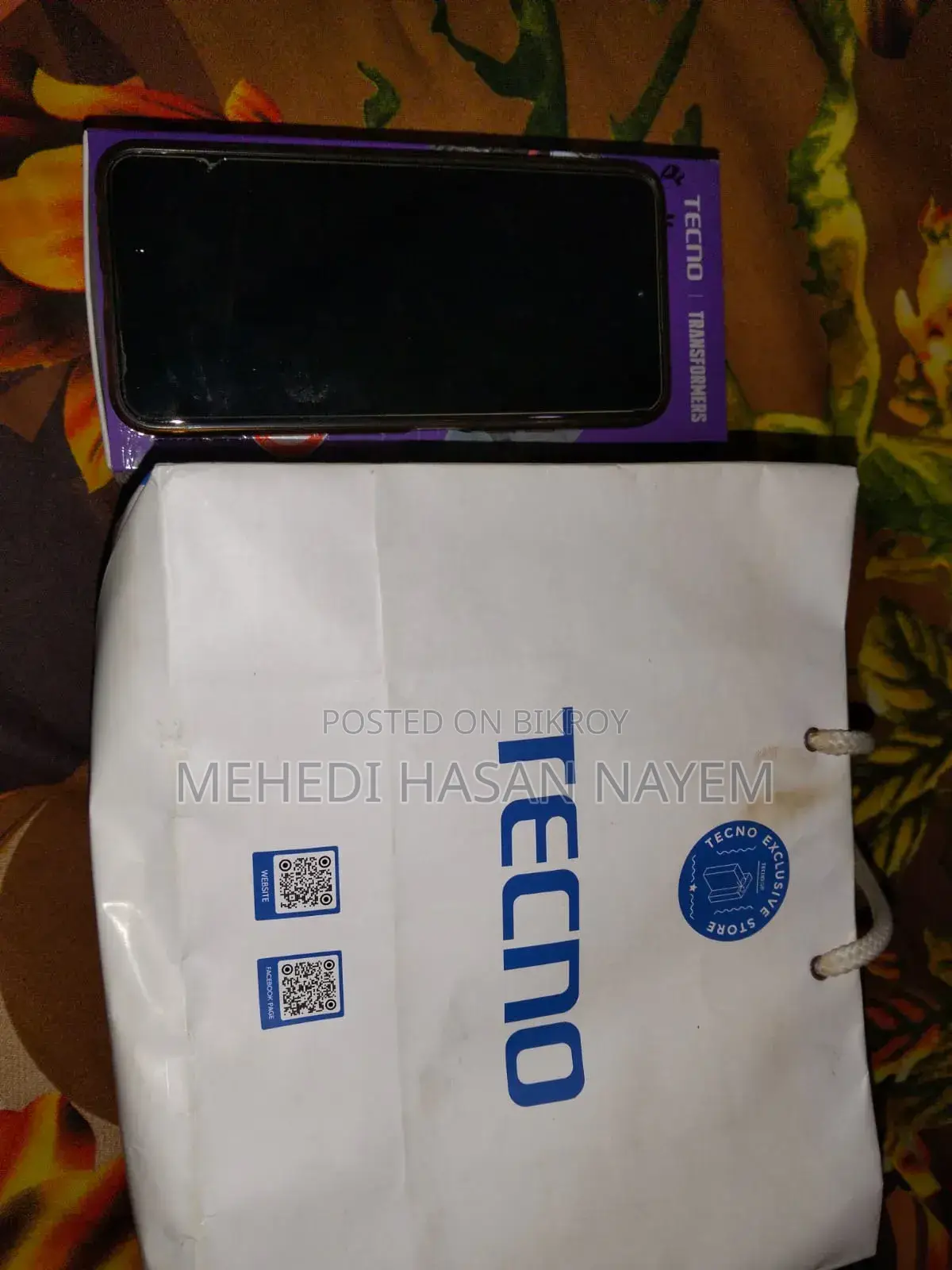 নতুন Tecno Spark 30 Pro ২৫৬ জিবি ব্ল্যাক