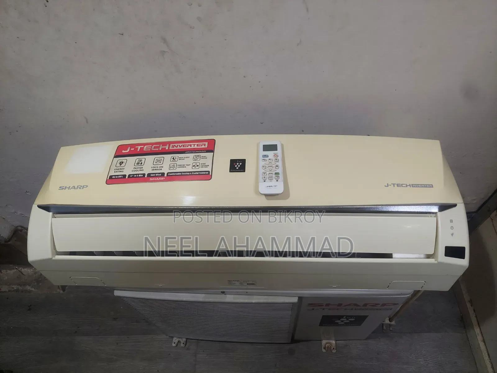 Sharp Brand J Tech Inverter 1300(Btu) AC