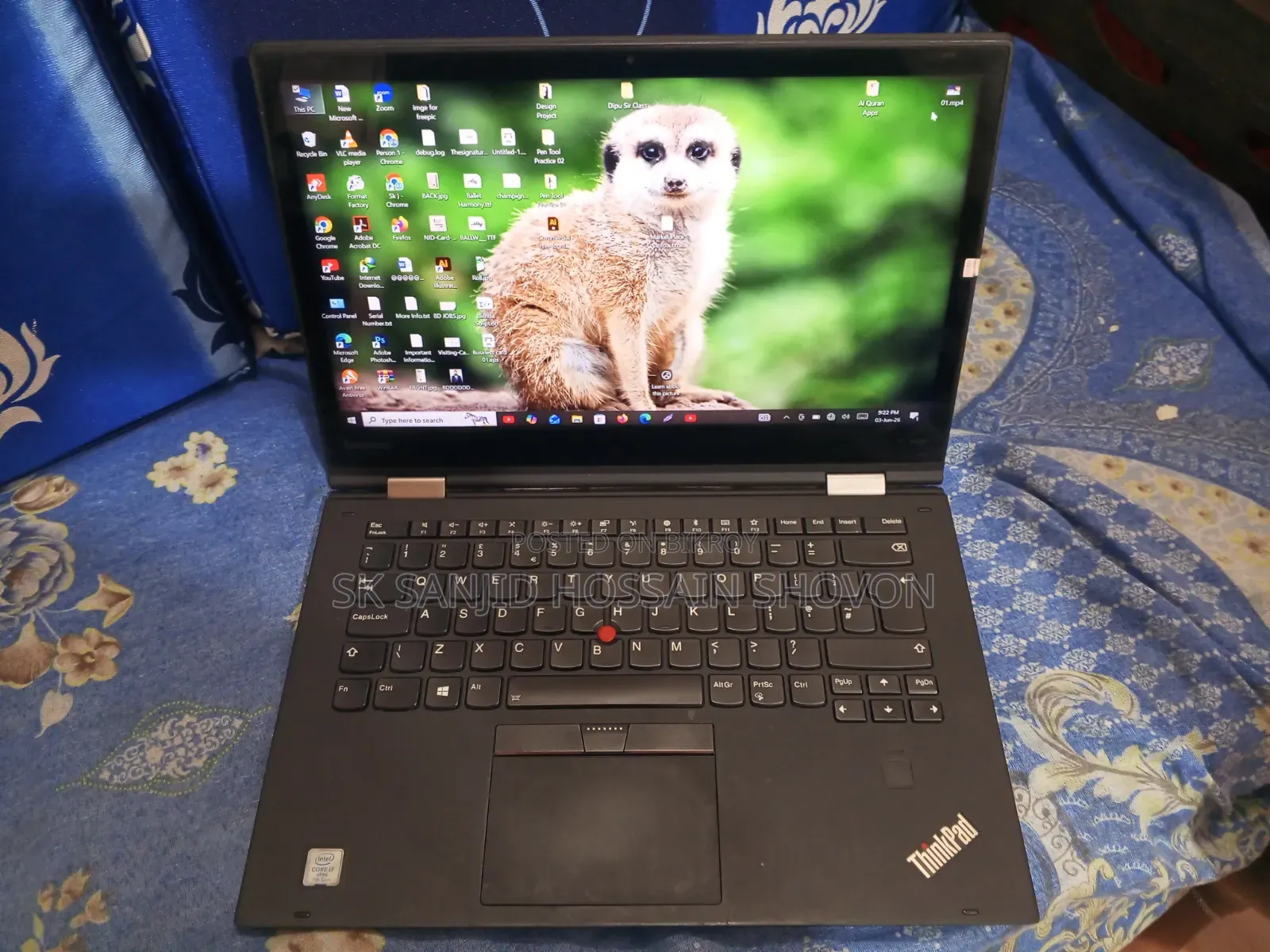 Laptop Lenovo ThinkPad X1 Yoga 16GB Intel Core I7 SSD 512GB