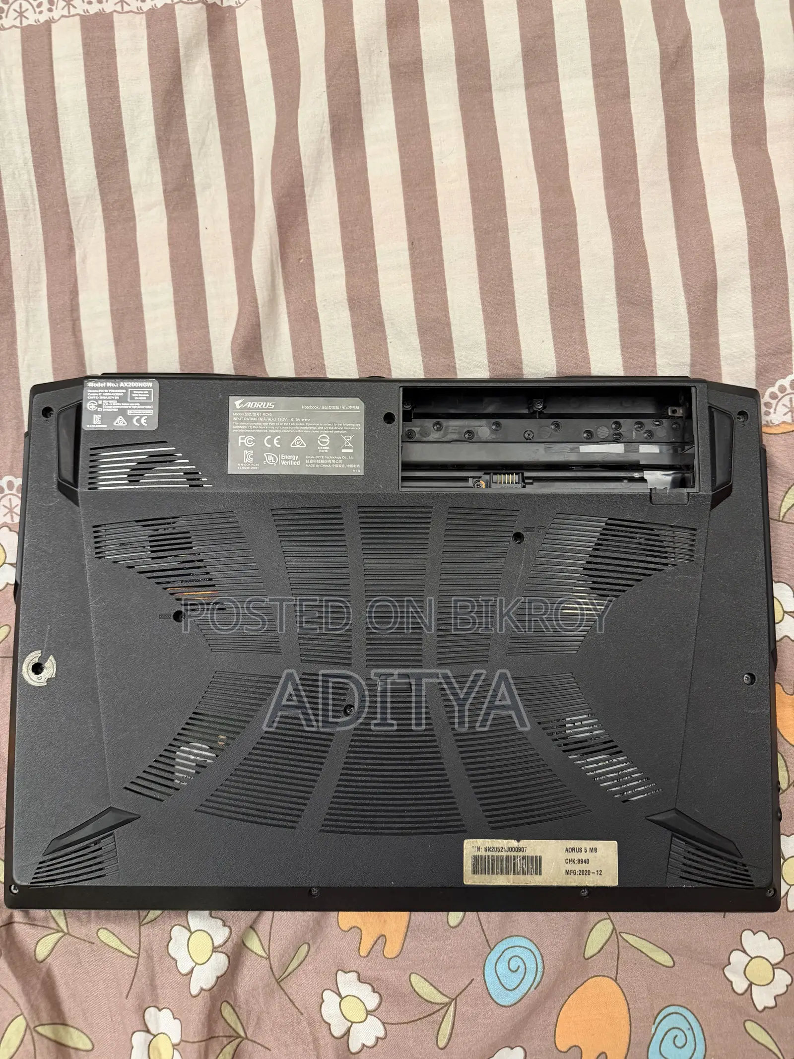 Laptop Gigabyte AORUS 5 16GB Intel Core I5 HDD+SSD 1.5T