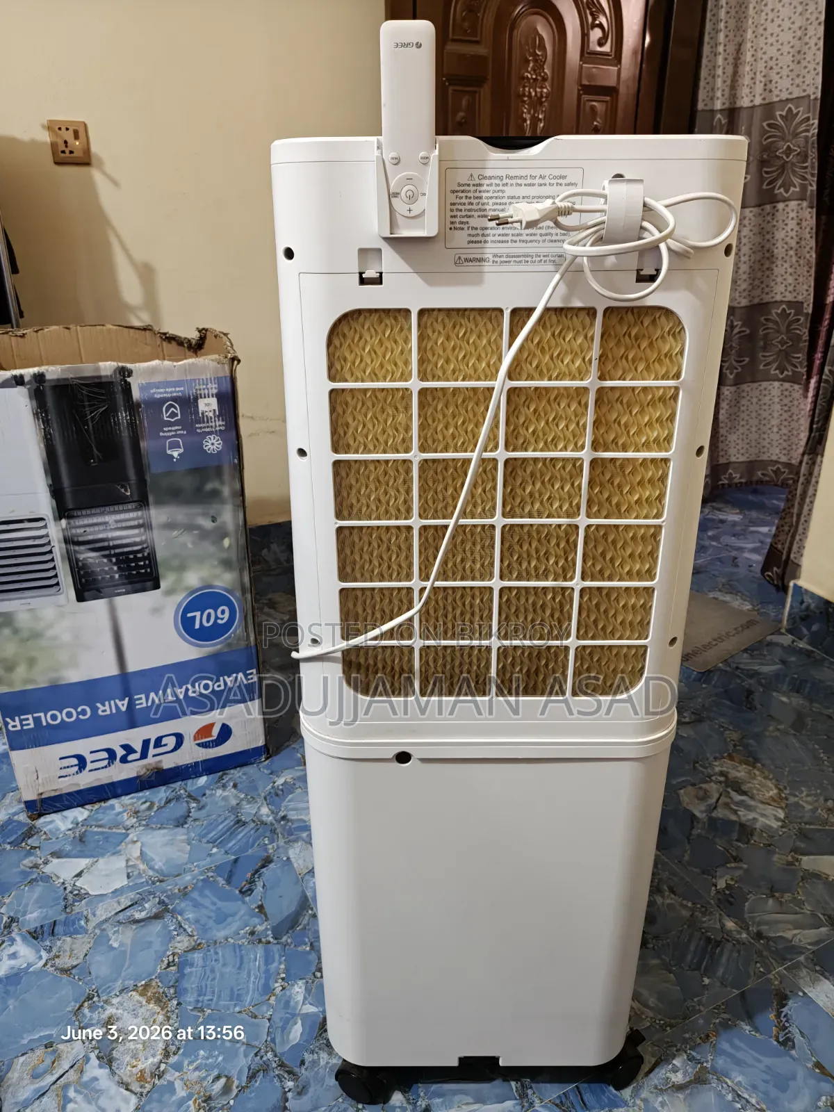 Gree Air Cooler 60 Liter Fresh Condition