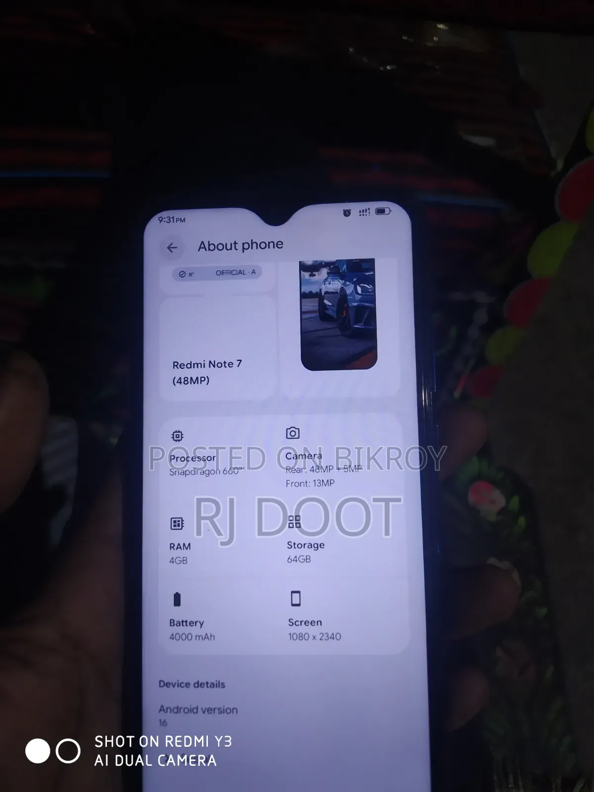 Xiaomi Redmi Note 7 64 GB Blue