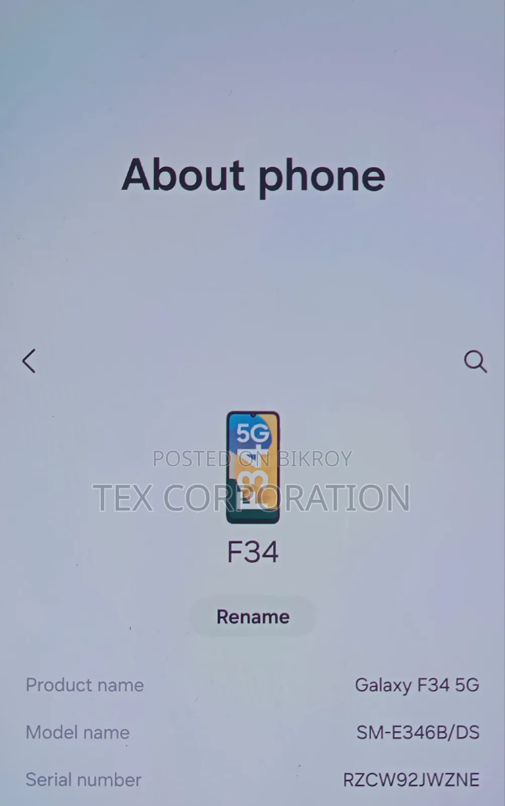 Samsung Galaxy F34 128 GB