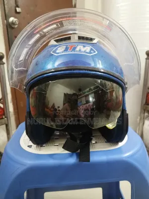 হাফ ফেস ডাবল গ্লাস নিউ হেলমেট