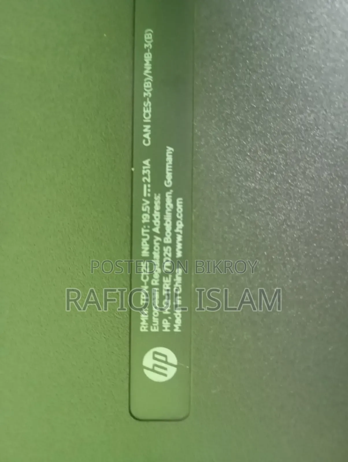 ল্যাপটপ এইচপি ৫৫০ ৪জিবি ইন্টেল কোর আই৩ এইচডিডি ৫১২জিবি