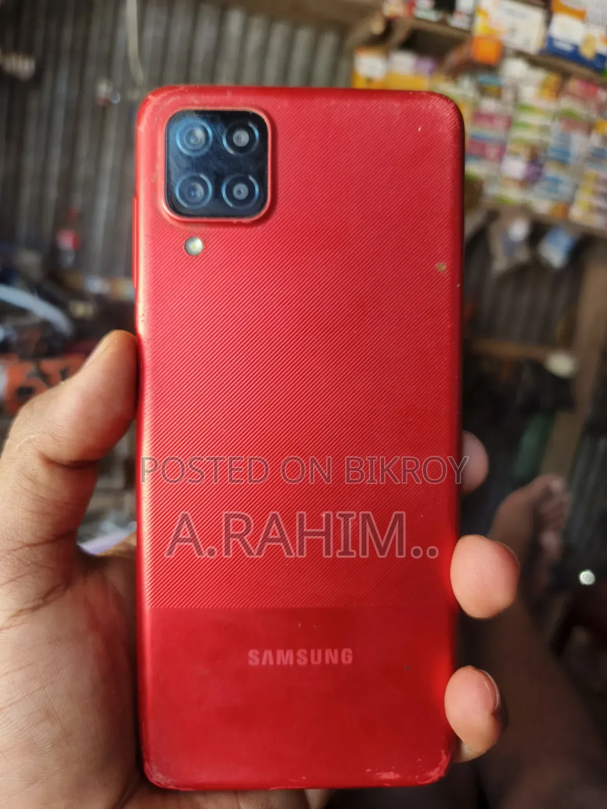 স্যামসাং গ্যালাক্সি এ১২ ৬৪ জিবি রেড
