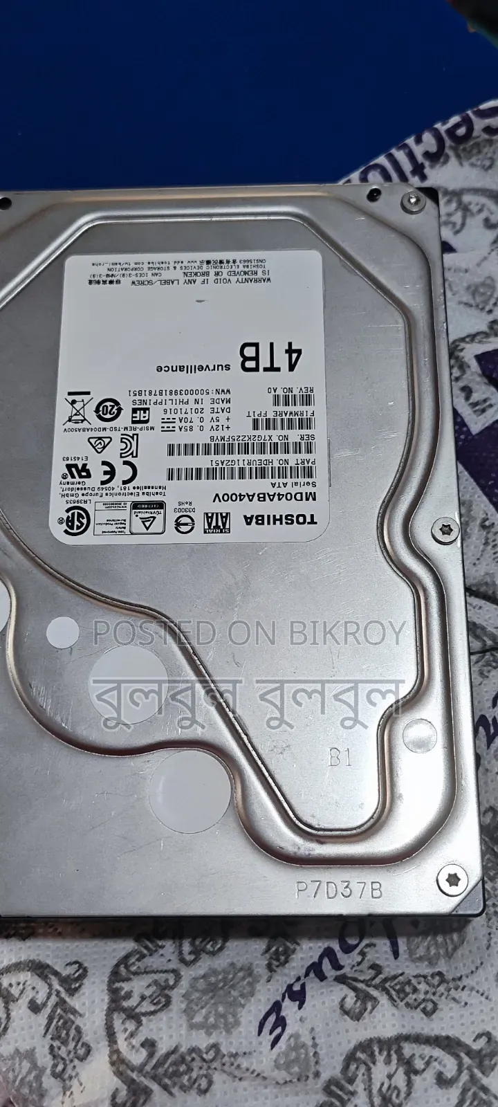 Toshiba Hard Disk 4tb