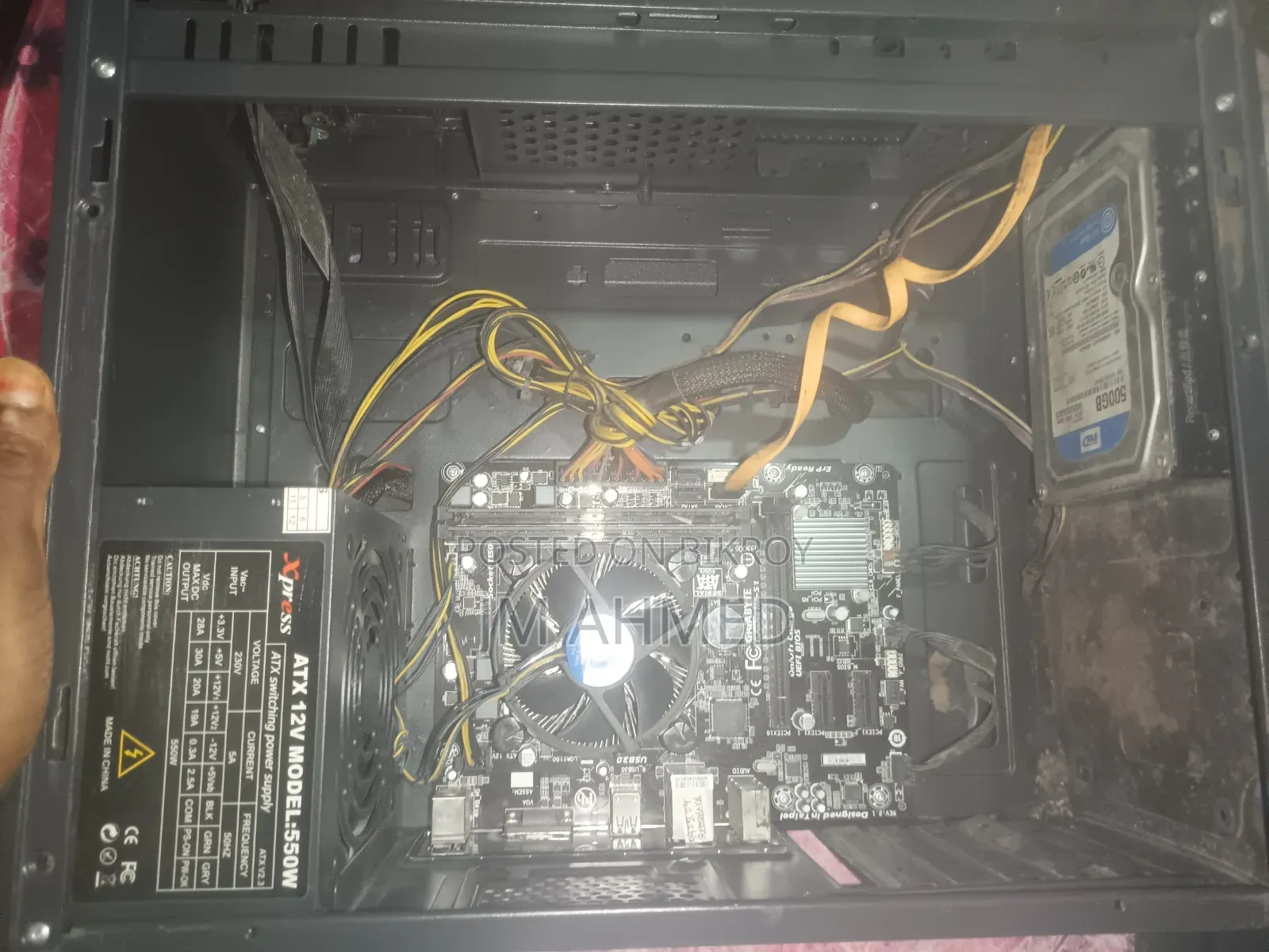 Desktop Computer Gigabyte GB-BACE-3150 8GB Intel Core I3 SSD 500GB