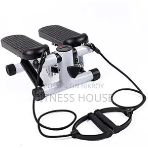 Mini Fitness Twist Stepper With Electronic Display Resistance Bands