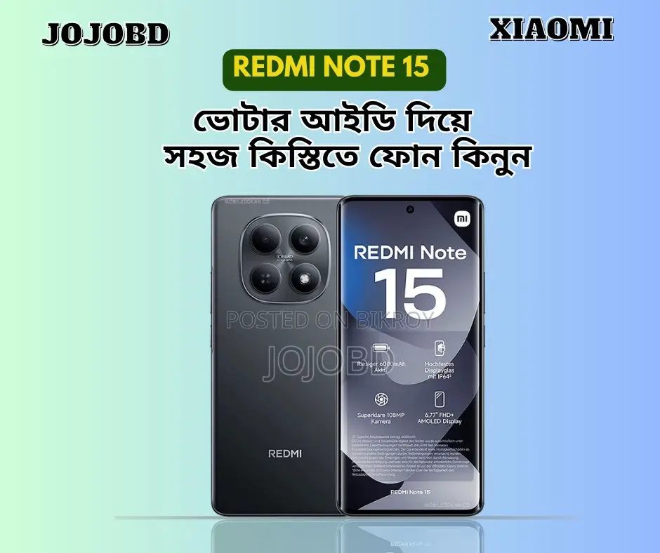 New Xiaomi Redmi Note 15 256 GB Black