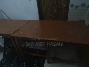 Brown Wooden Table Workspace or Dining Table.